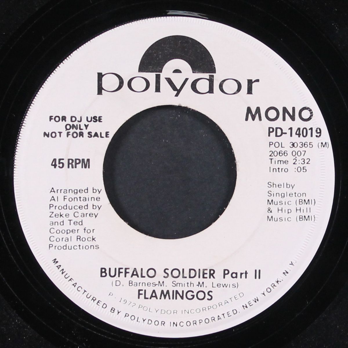 buffalo soldier / short by FLAMINGOS