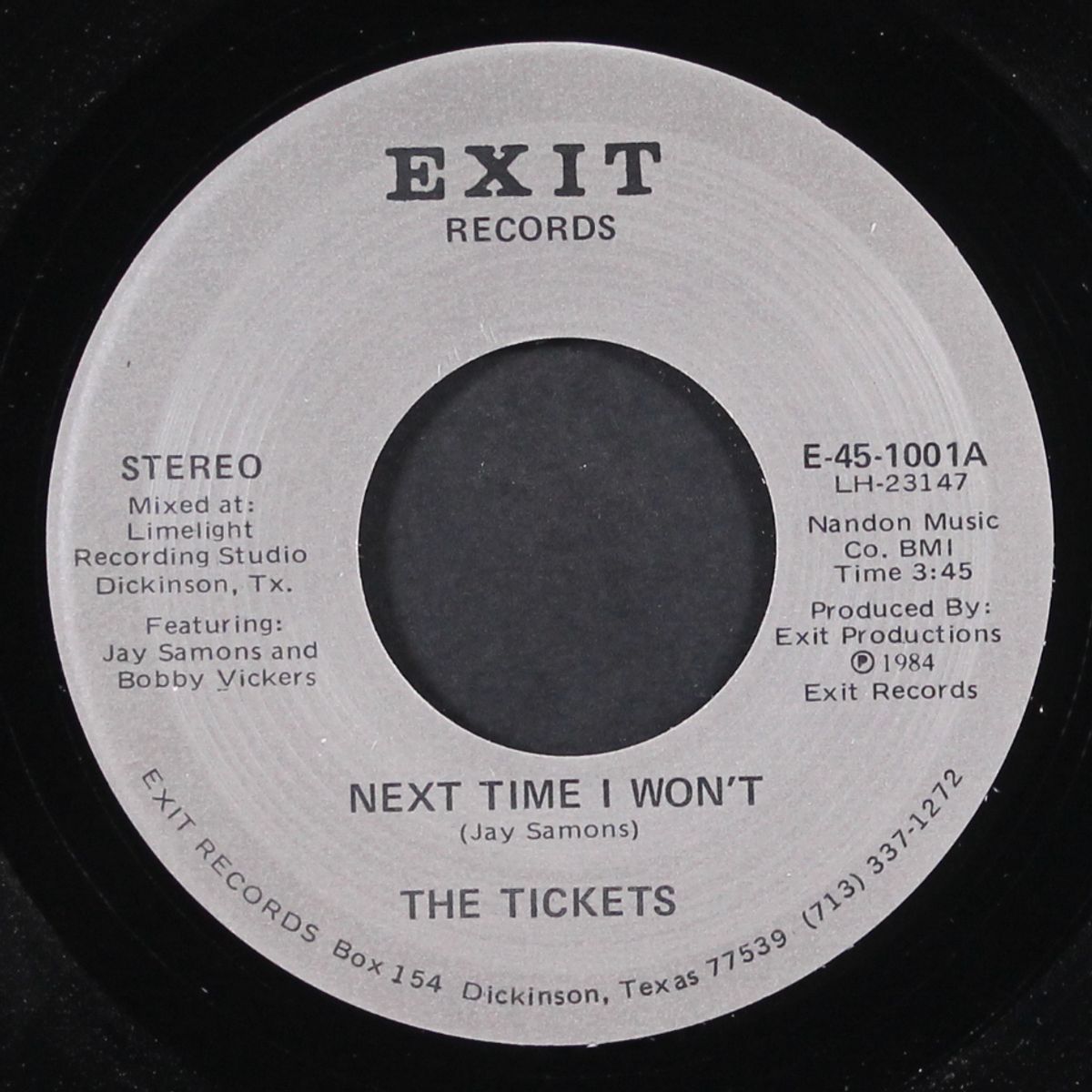 next time i won't / new girl in town by TICKETS