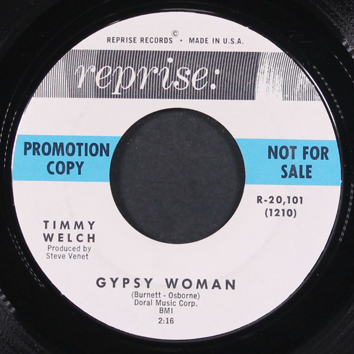 gypsy woman / hey, mr. clown by TIMMY WELCH