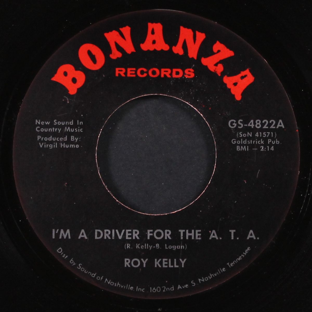 i'm a driver for the a.t.a. / the sparkle of god by ROY KELLY