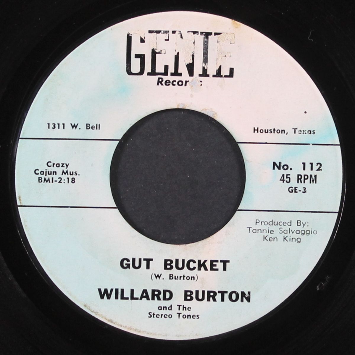 gut bucket / morning mist by WILLARD BURTON