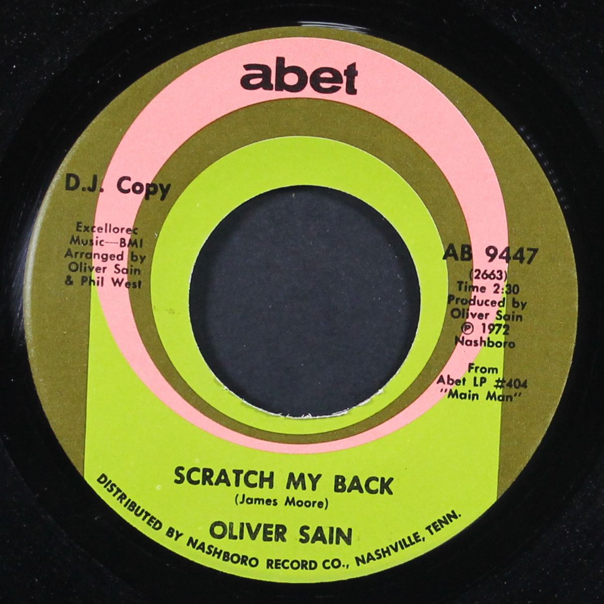 soul serenade / scratch my back by OLIVER SAIN