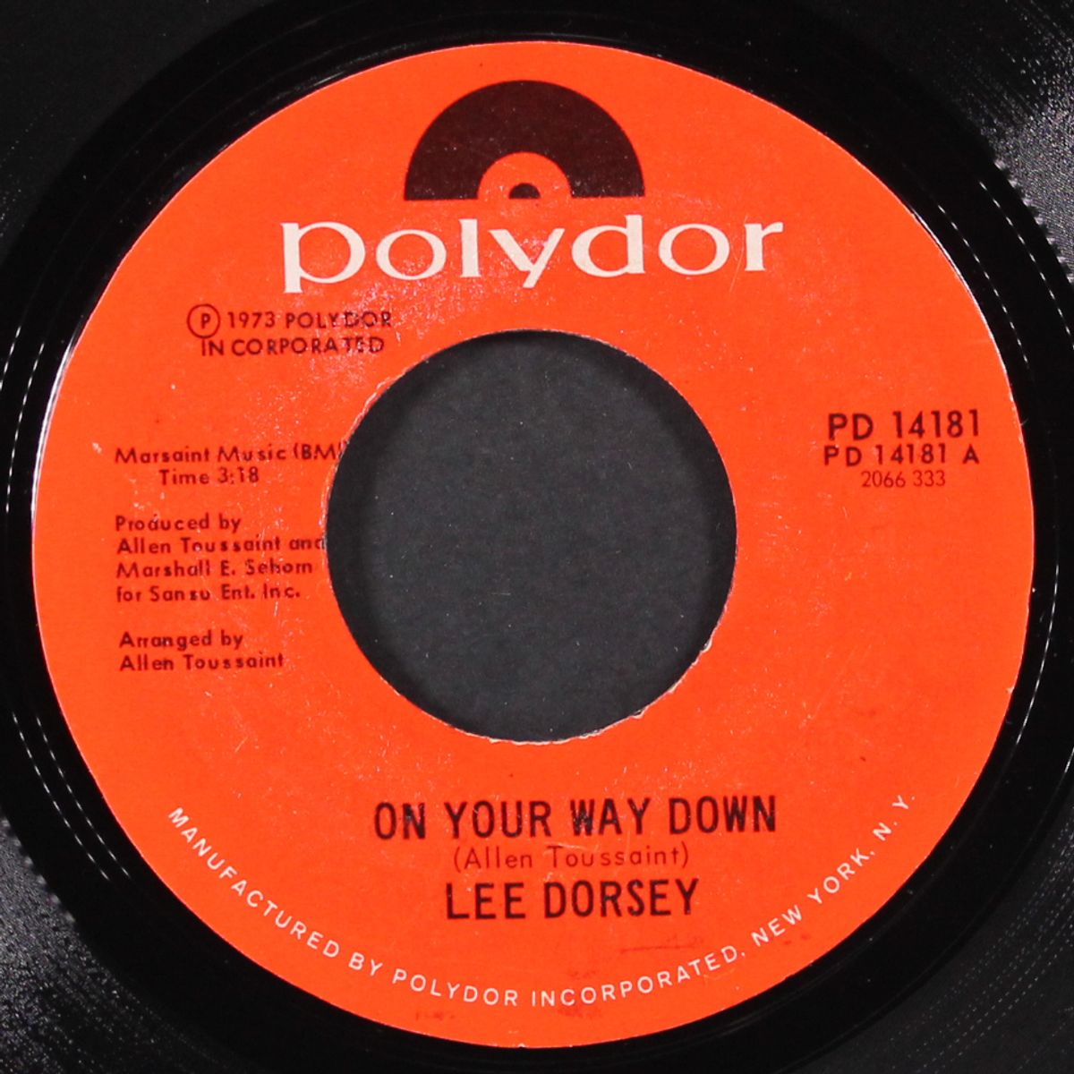 on your way down / freedom for the stallion by LEE DORSEY