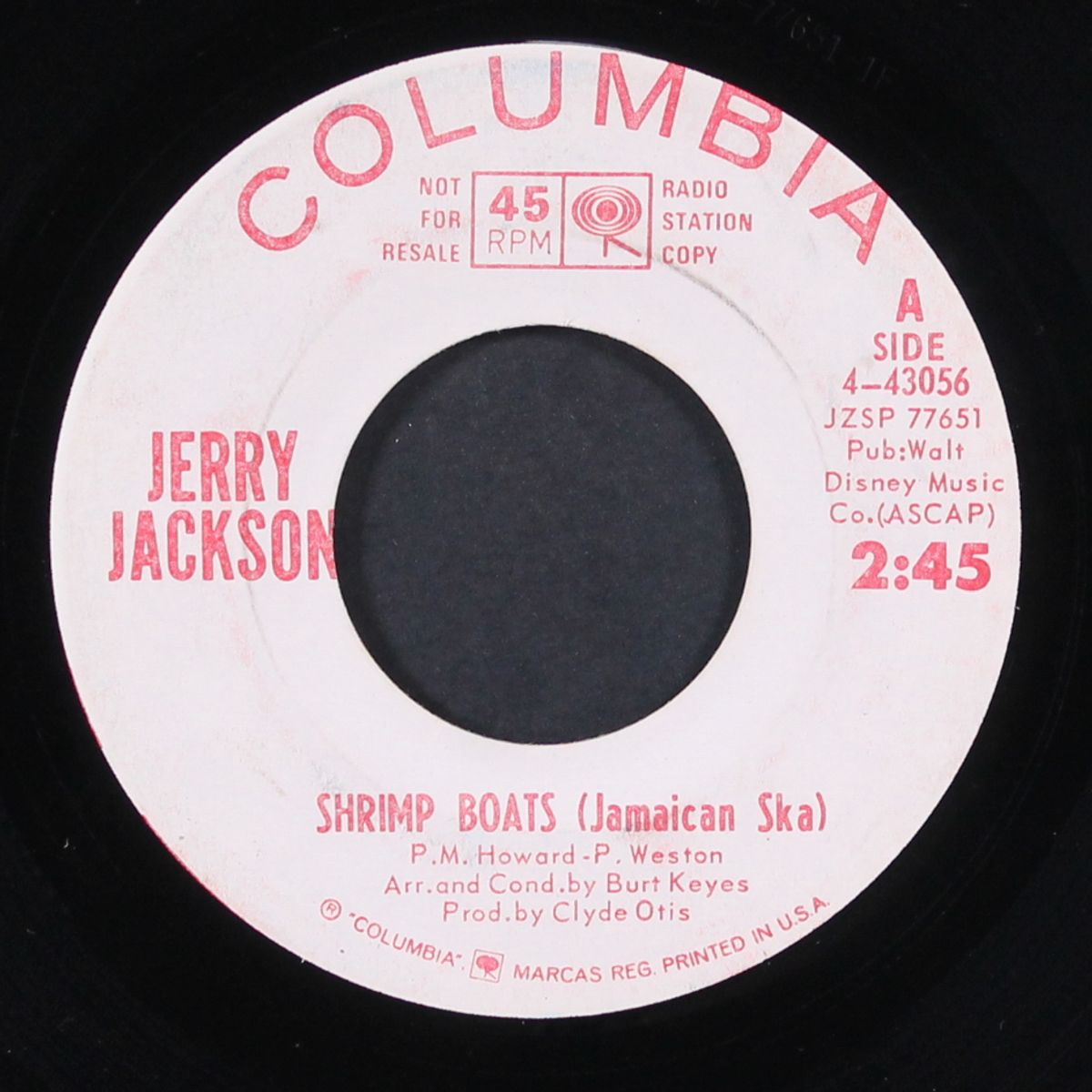 always (jamaican ska) / shrimp boats by JERRY JACKSON