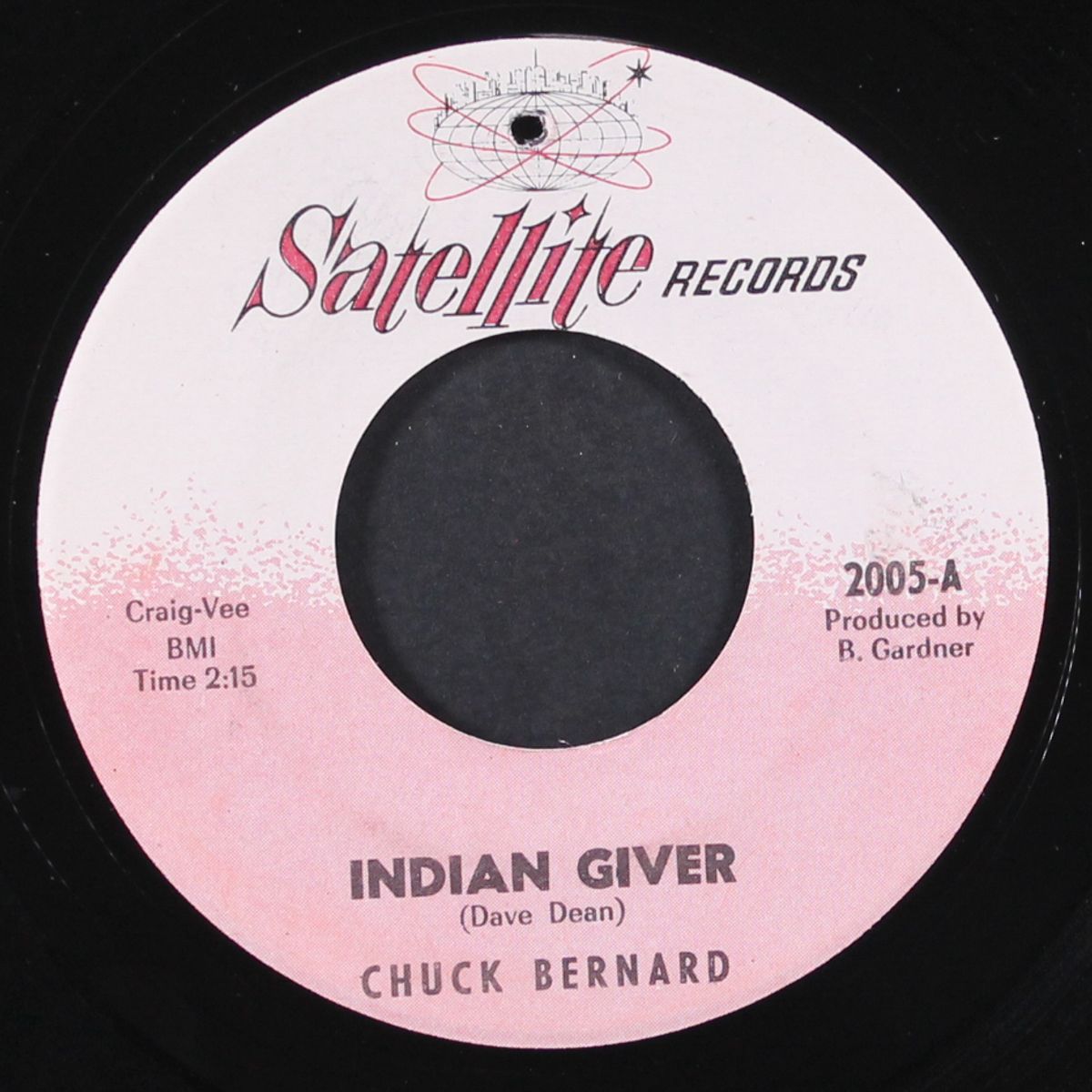 indian giver / dial my number by CHUCK BERNARD