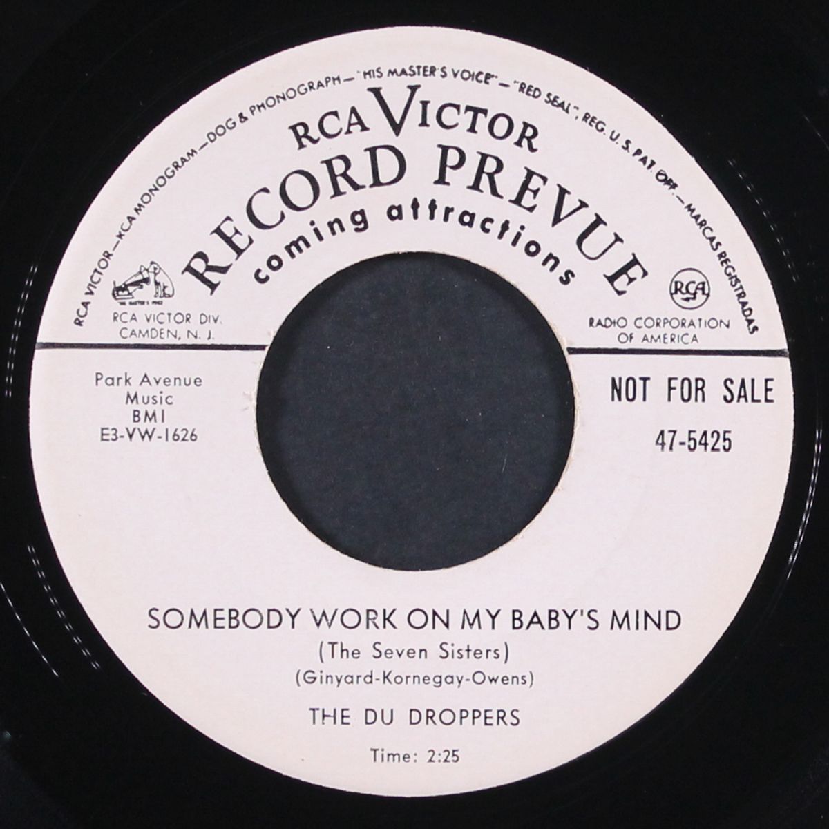 somebody work on my baby's mind / whatever you're doin' by DU DROPPERS