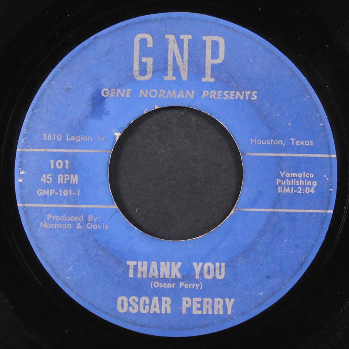 thank you / true confession by OSCAR PERRY