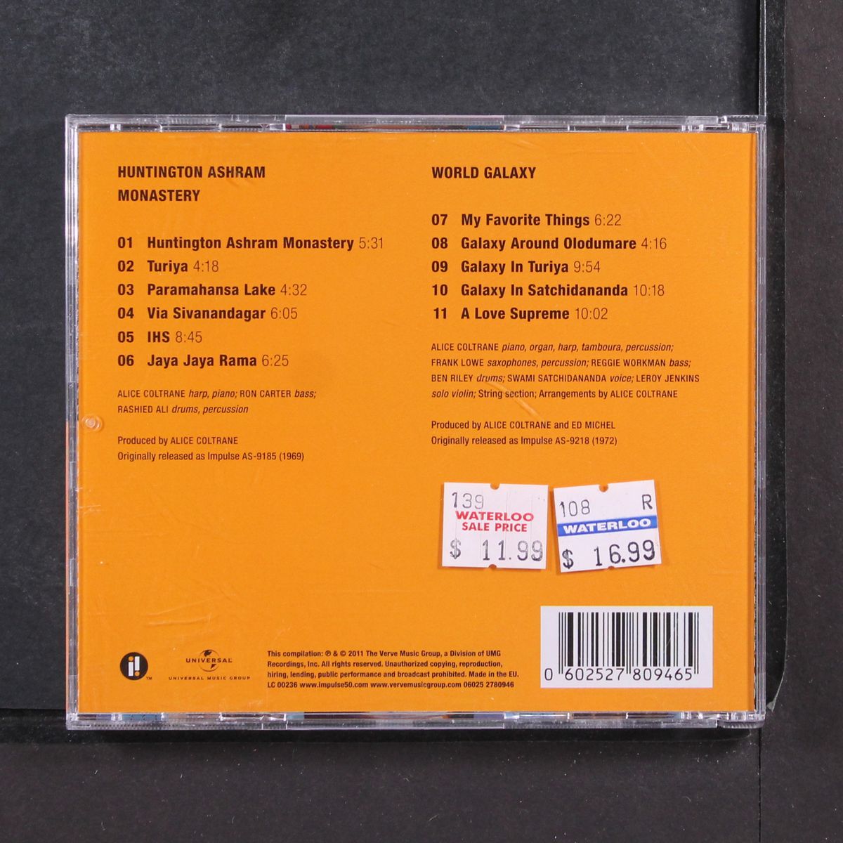 huntington ashram monastery / world galaxy by ALICE COLTRANE