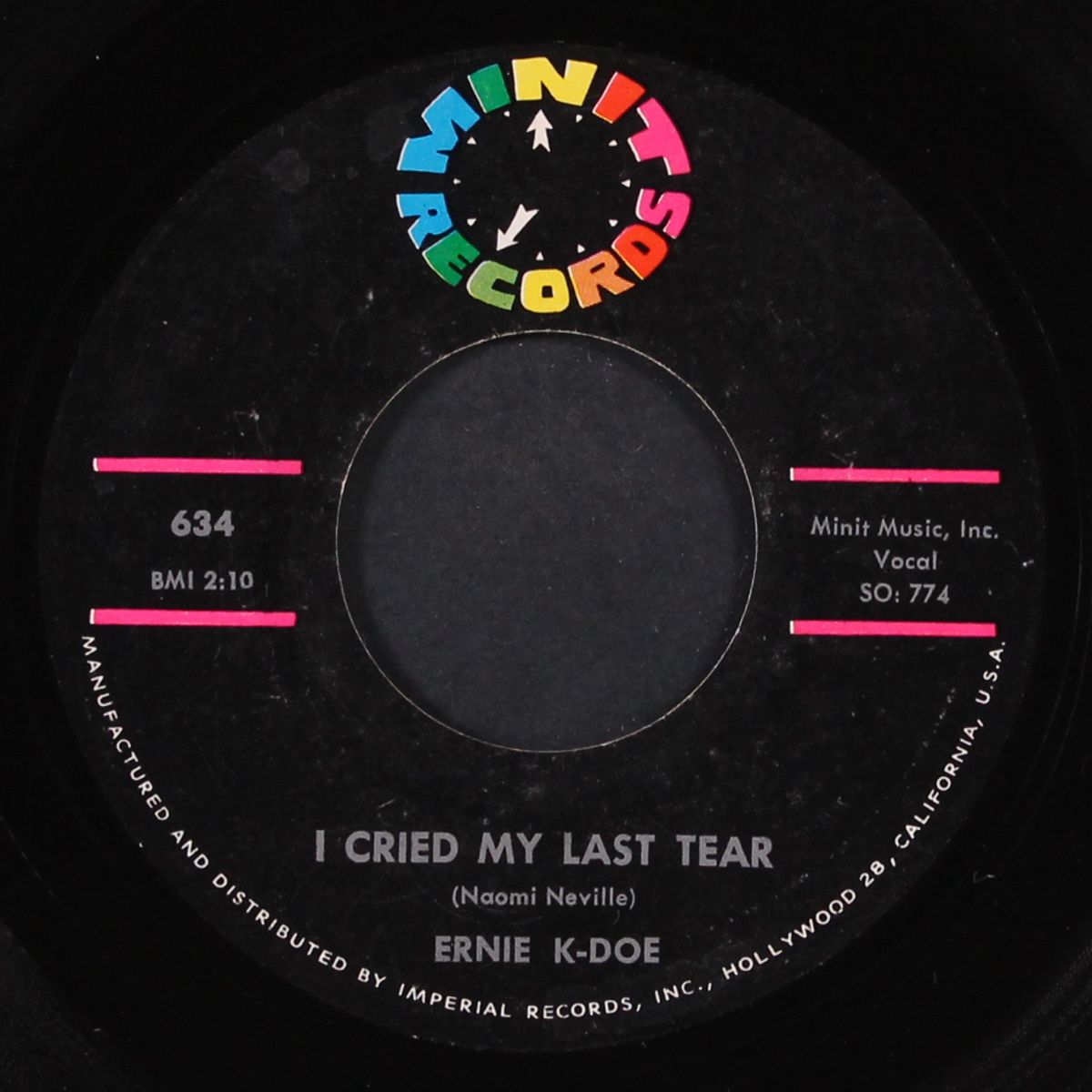 a certain girl / i cried my last tear by ERNIE K-DOE