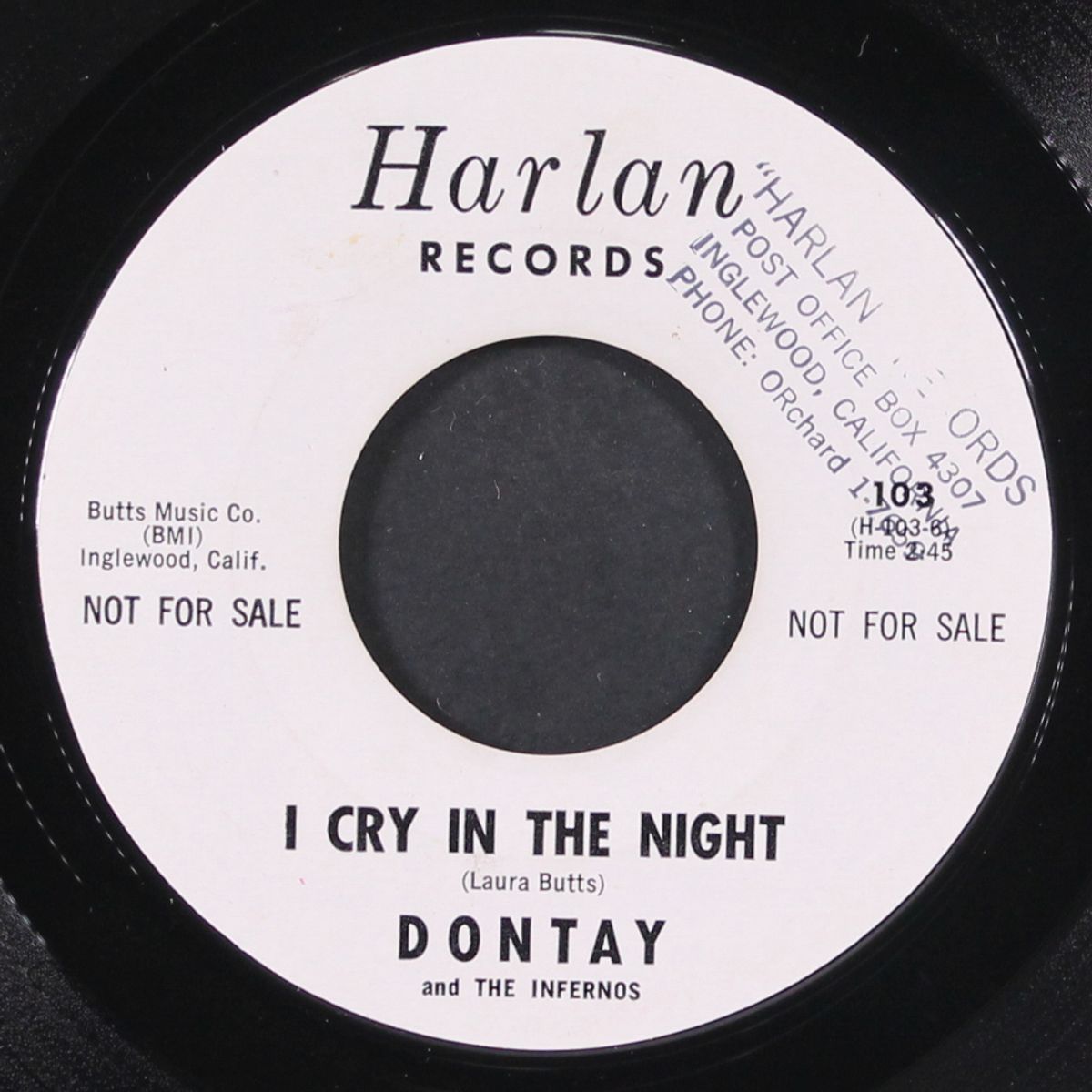 i cry in the night / miss polly by DONTAY & INFERNOS