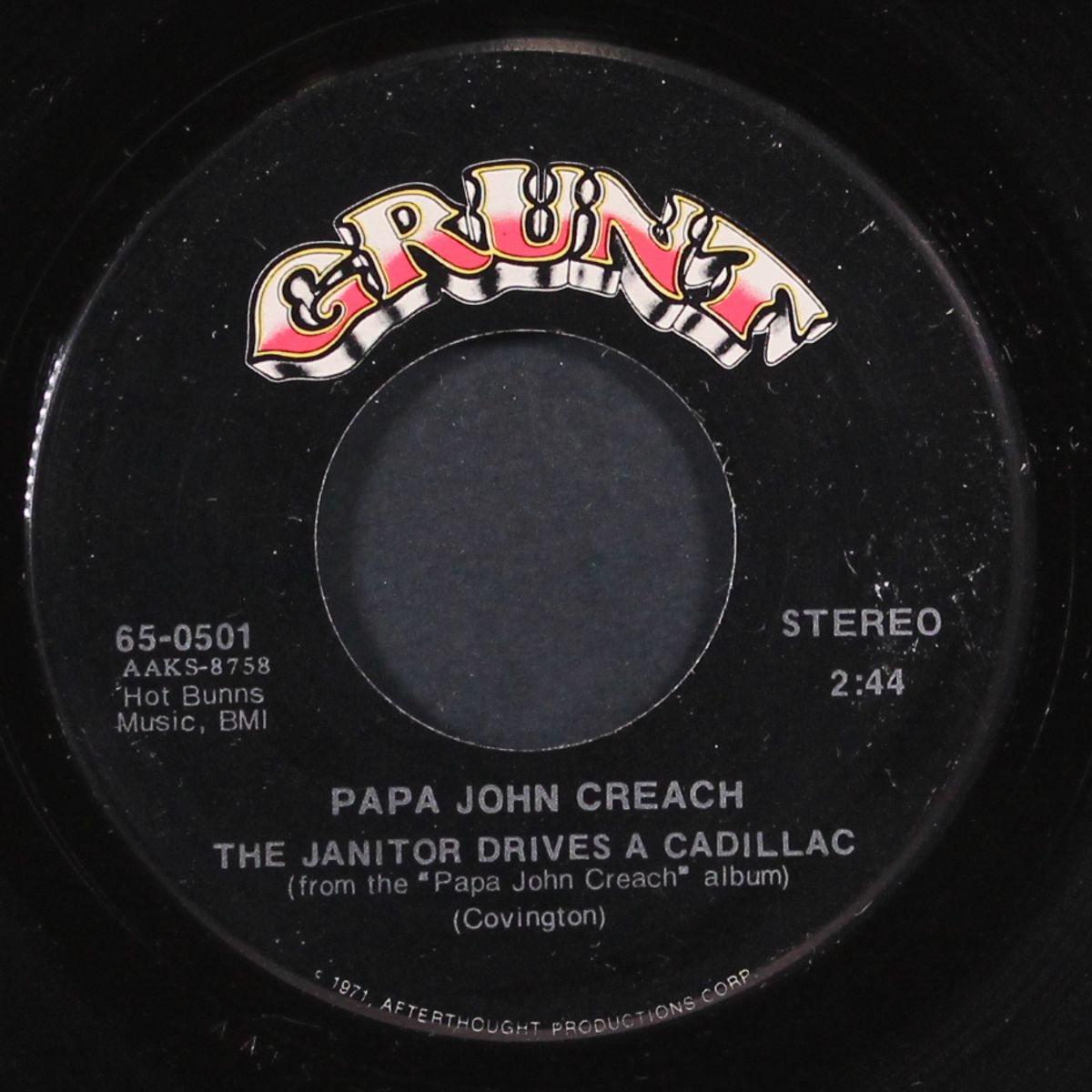 the janitor drives a cadillac by PAPA JOHN CREACH