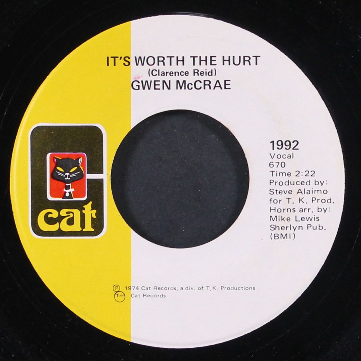 90% of me is you / it's worth the hurt by GWEN MCCRAE