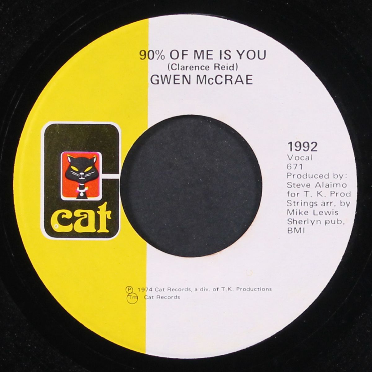 90% of me is you / it's worth the hurt by GWEN MCCRAE