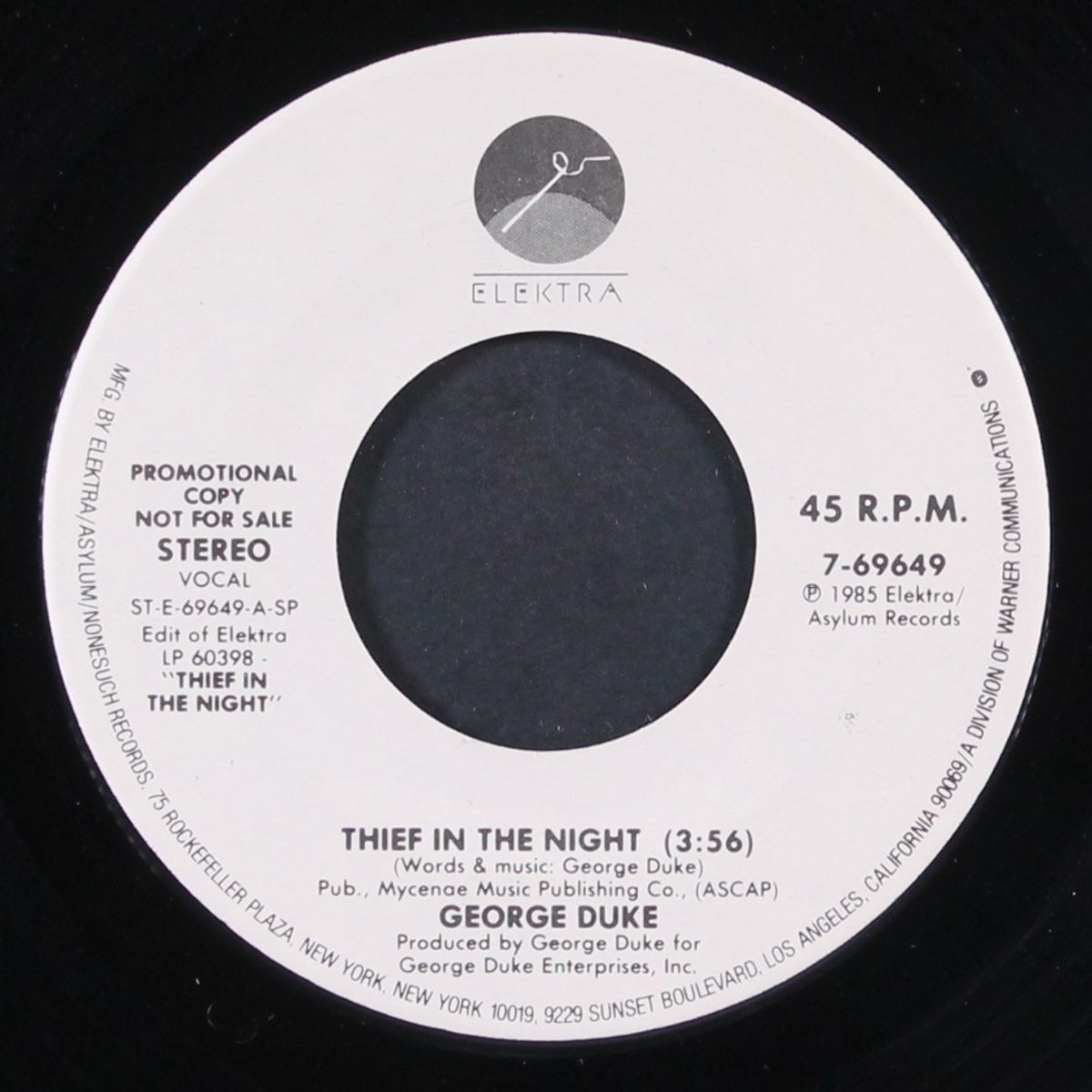 thief in the nght / same by GEORGE DUKE