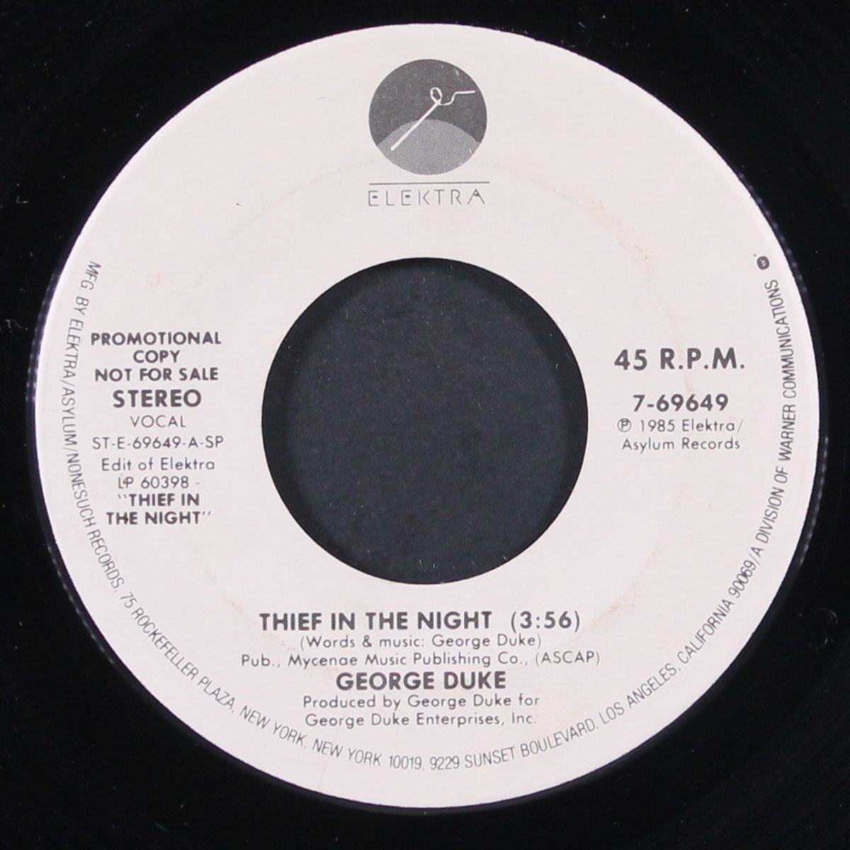 thief in the nght / same by GEORGE DUKE