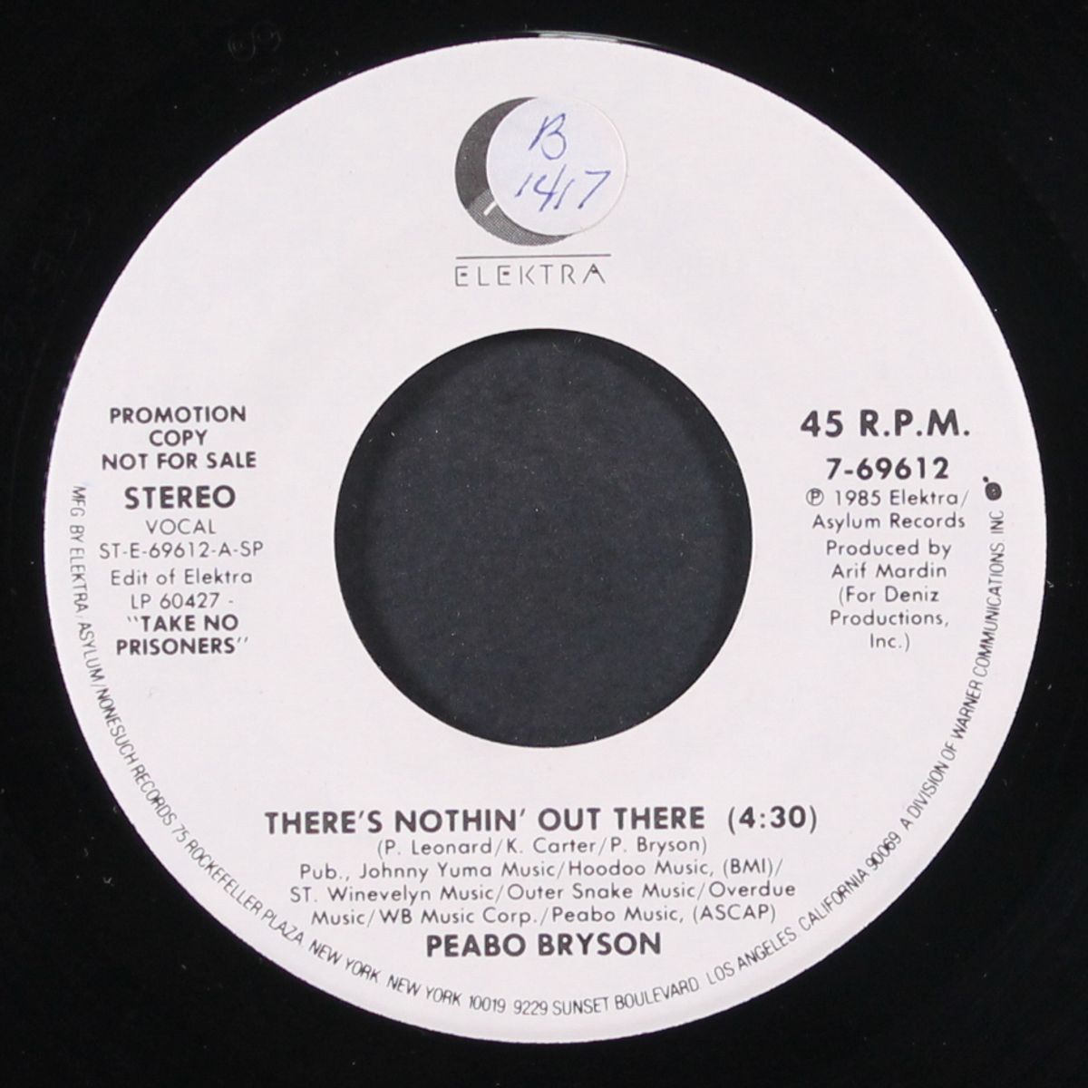 there's nothing out there / same by PEABO BRYSON