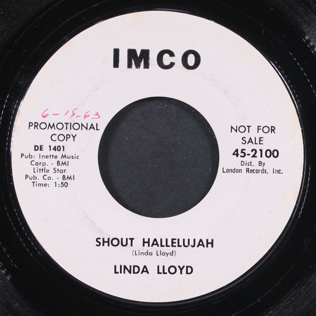 i'm not your little girl / shout halleluah by LINDA LLOYD