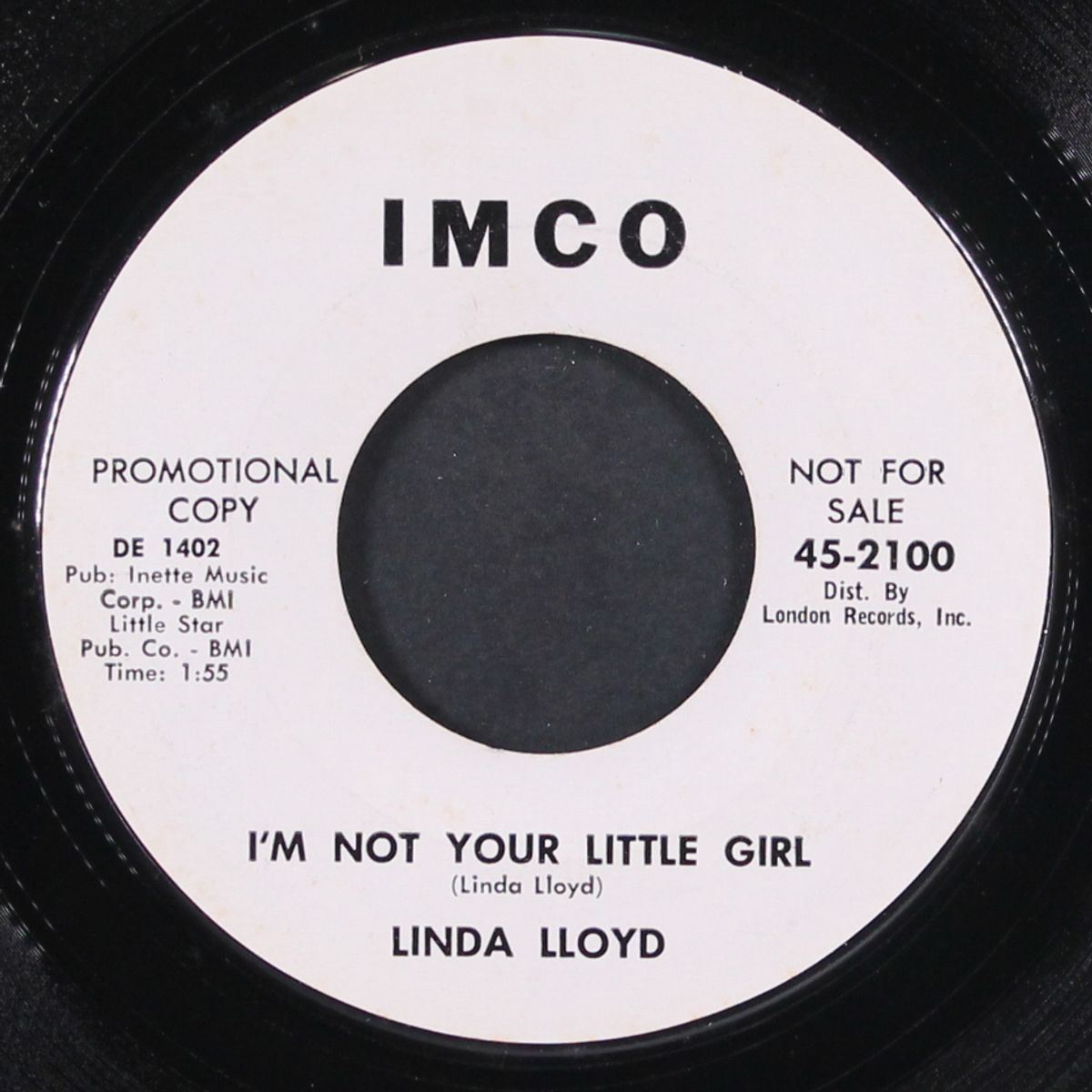 i'm not your little girl / shout halleluah by LINDA LLOYD