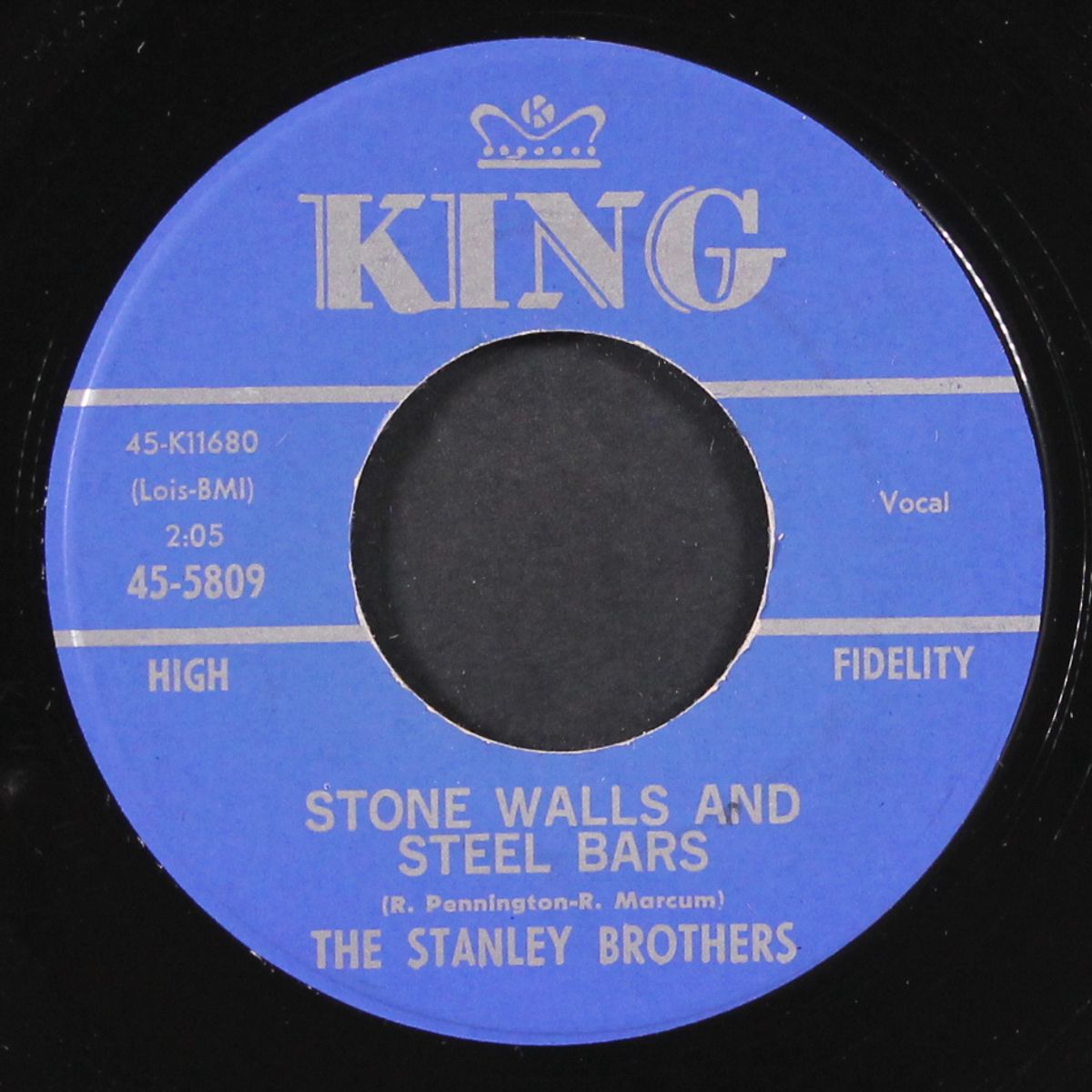 stone walls and steel bars / lonesome night by STANLEY BROTHERS