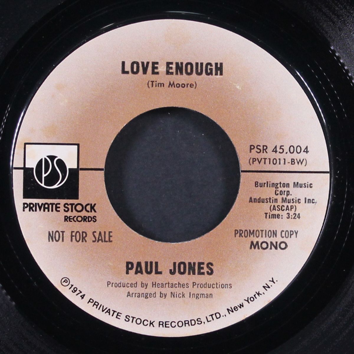 love enough / mono by PAUL JONES