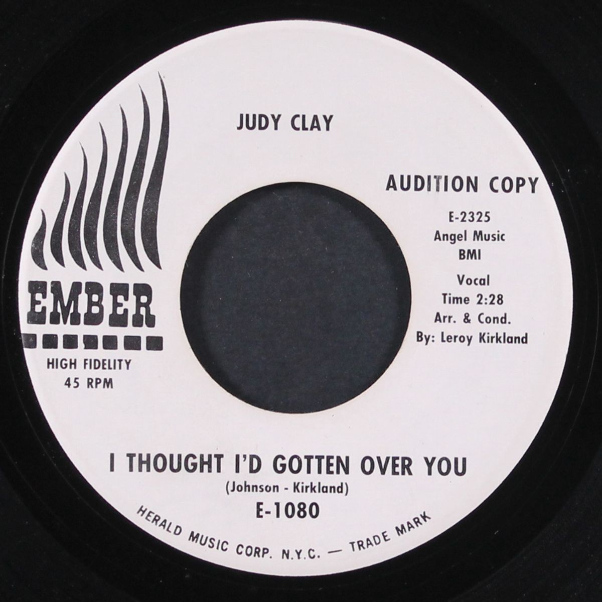 i thought i'd gotten over you / more than you know by JUDY CLAY
