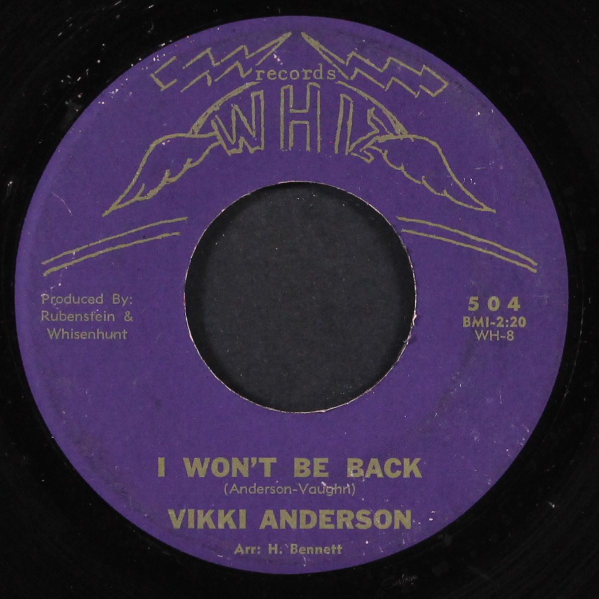 i won't be back / my man by VIKKI ANDERSON