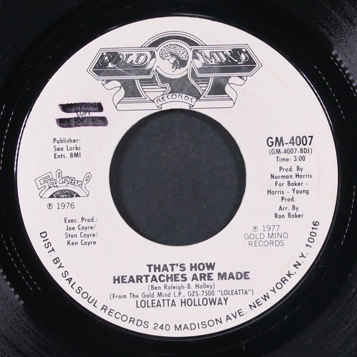 we're getting stronger (the longer we stay together) / that's how heartaches are made by LOLEATTA HOLLOWAY