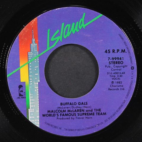 MALCOLM MCLAREN & WORLD'S FAMOUS SUPREME TEAM