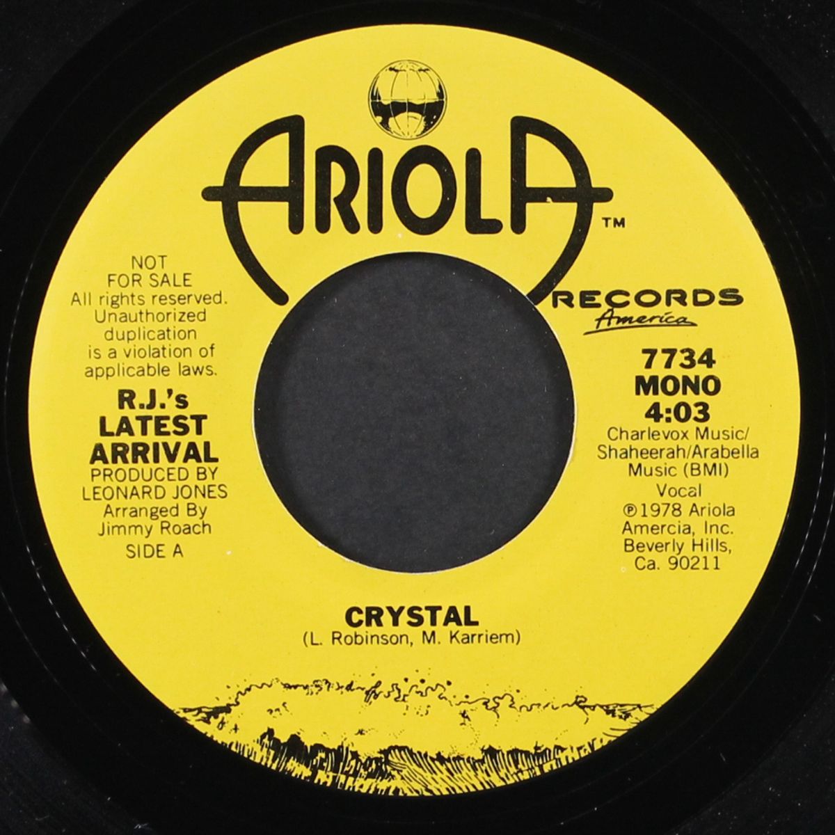 crystal / mono by R.J.'S LATEST ARRIVAL