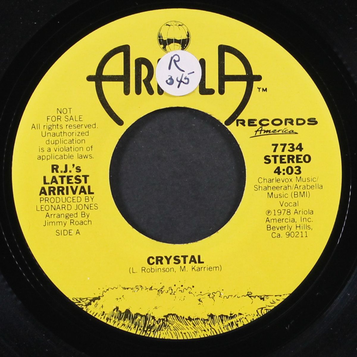 crystal / mono by R.J.'S LATEST ARRIVAL