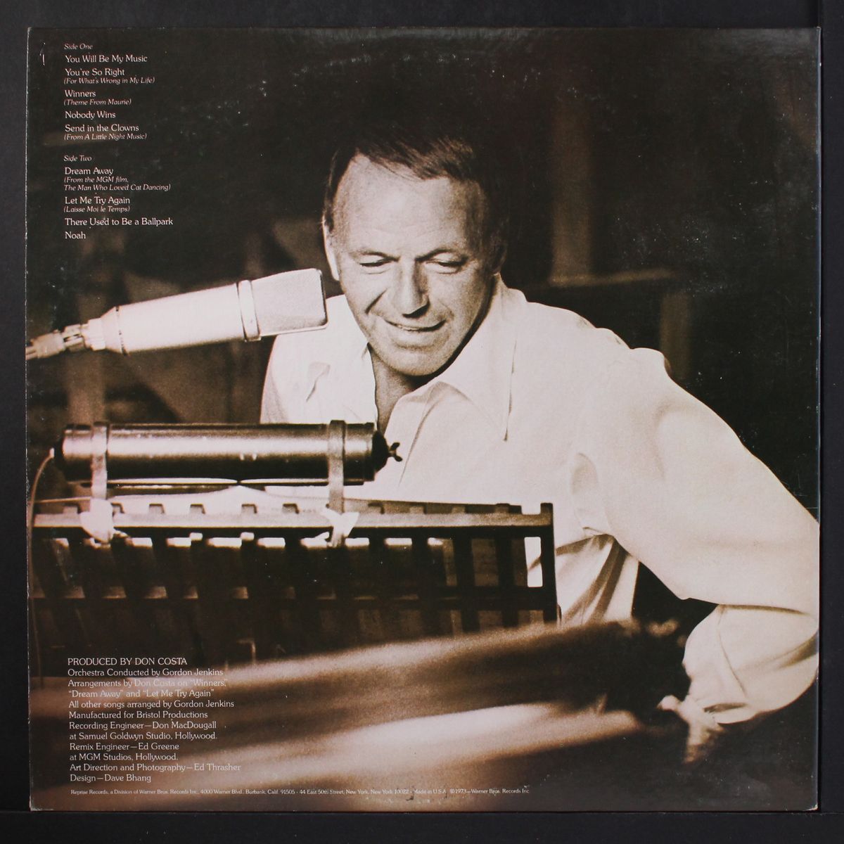 'ol blue eyes is back by FRANK SINATRA