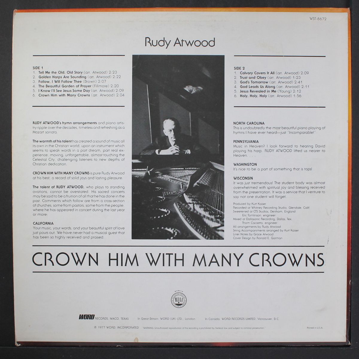crown him with many crowns by RUDY ATWOOD
