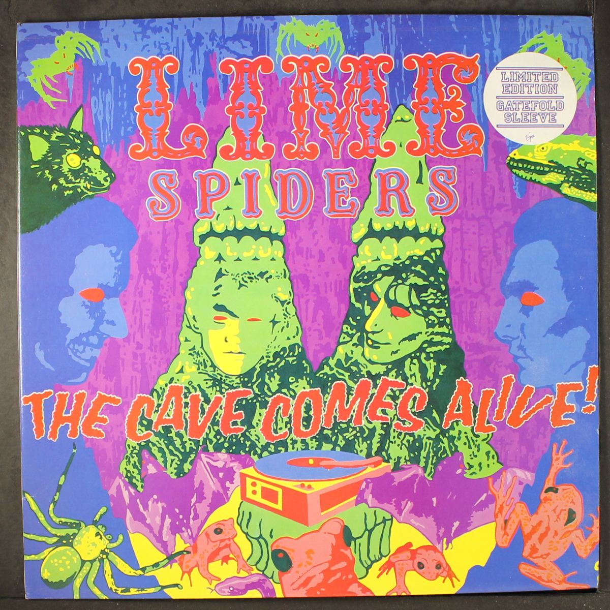 the cave comes alive! by LIME SPIDERS