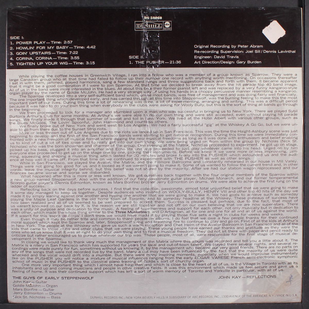 early steppenwolf by STEPPENWOLF