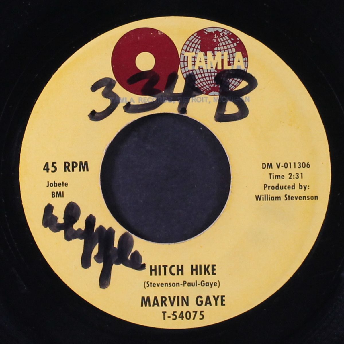 hitch hike / hello there angel by MARVIN GAYE