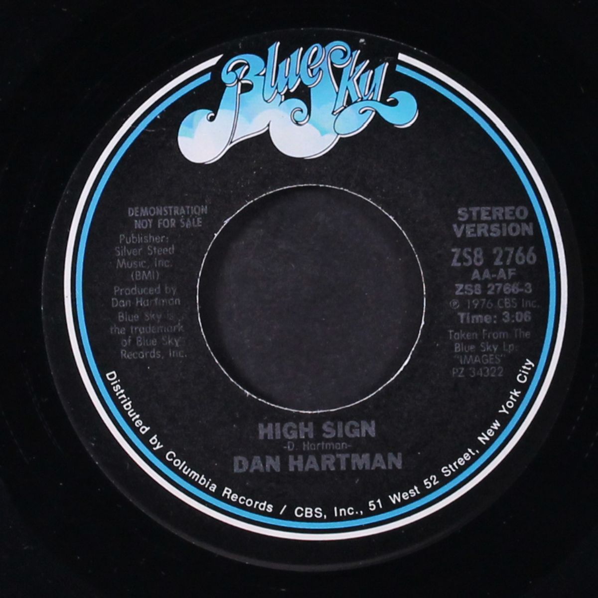 high sign / mono by DAN HARTMAN