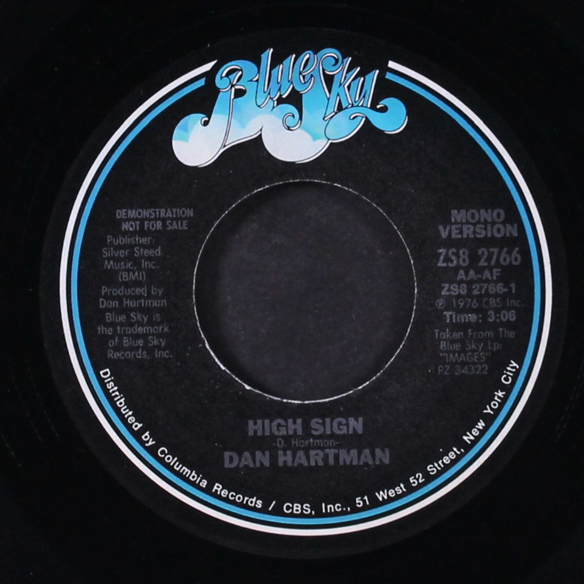 high sign / mono by DAN HARTMAN
