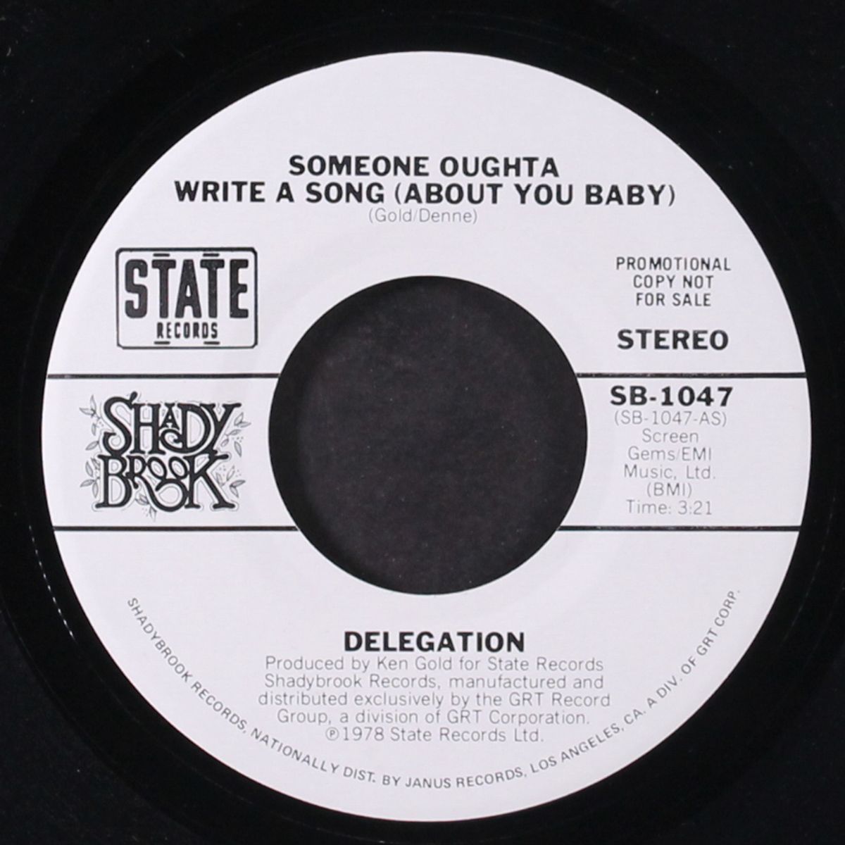 someone oughta write a song / same by DELEGATION