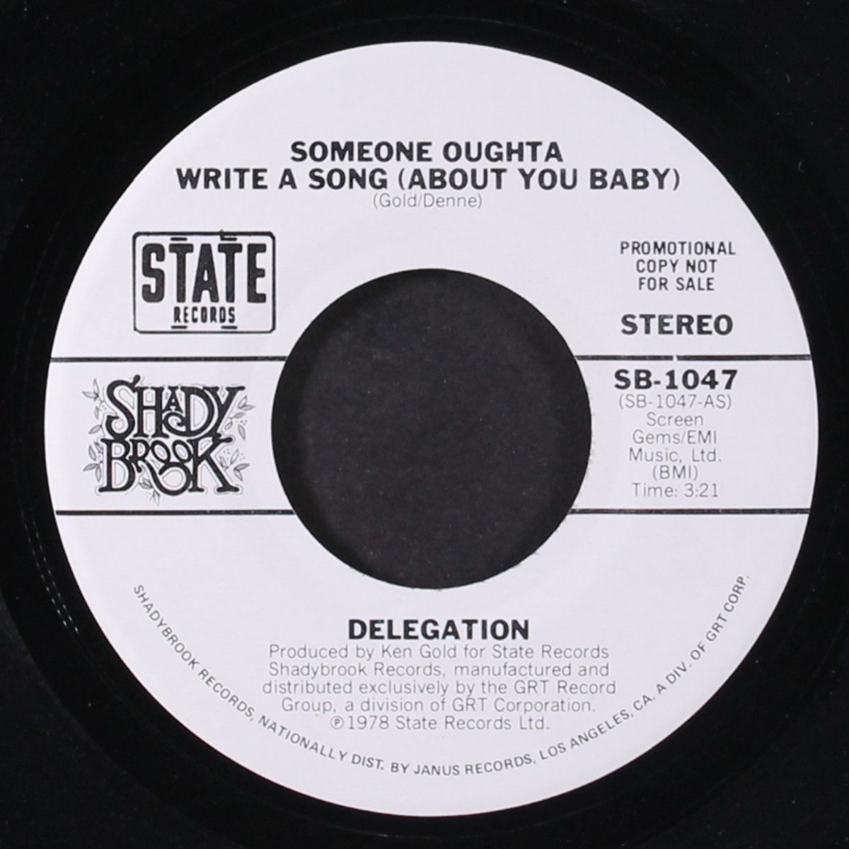 someone oughta write a song / same by DELEGATION