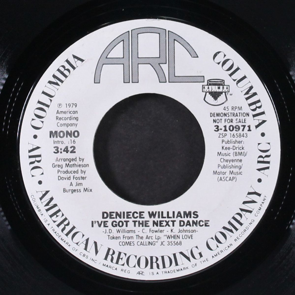 i've got the next dance / mono by DENIECE WILLIAMS