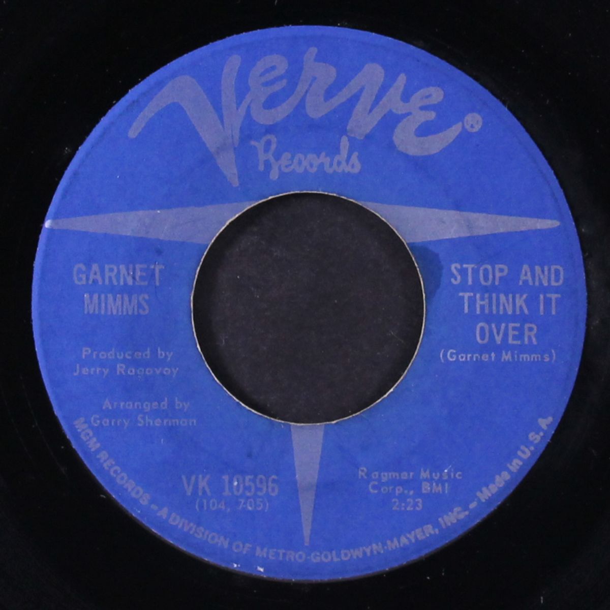 stop and think it over / i can hear my baby crying by GARNET MIMMS