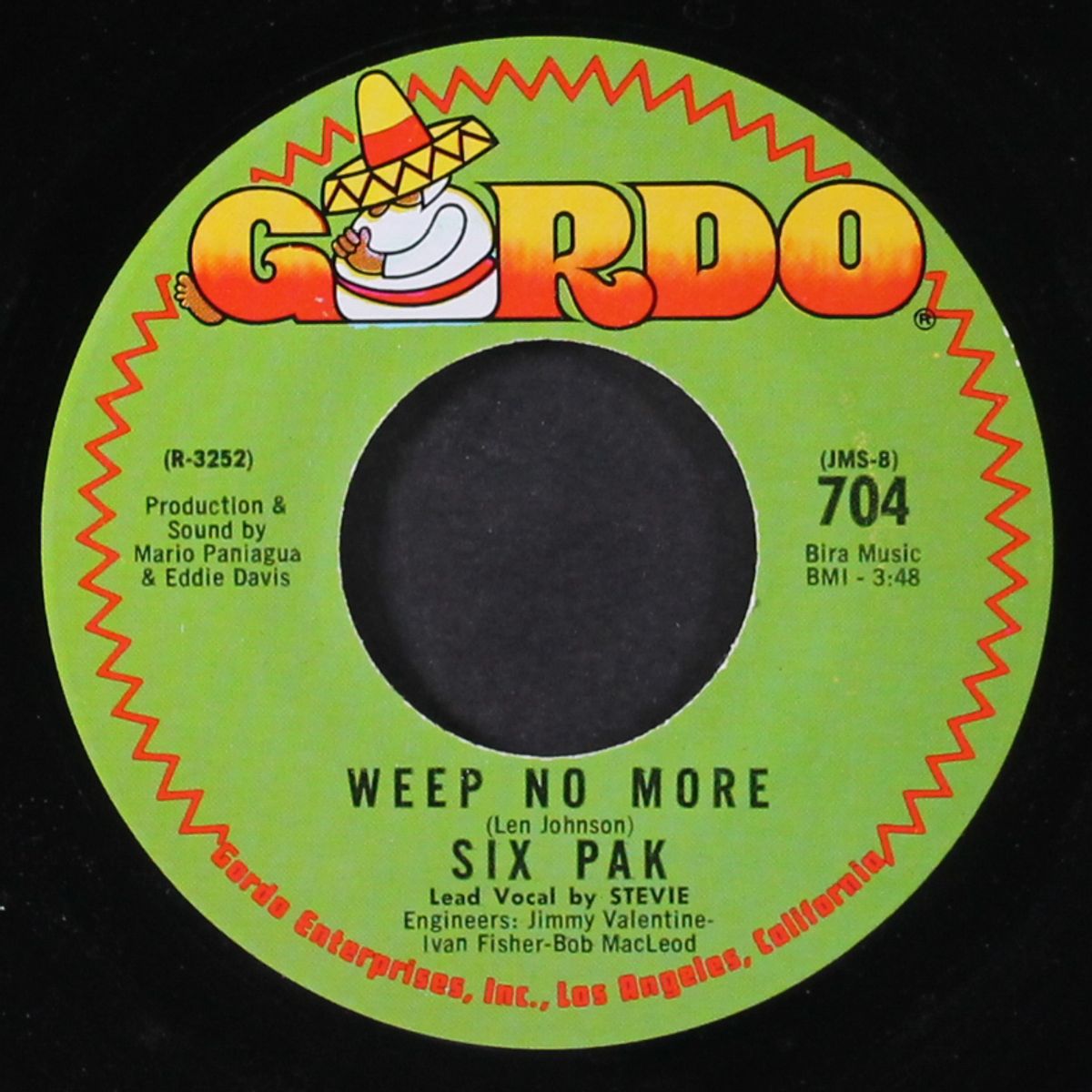 bring 'em on home / weep no more by SIX PAK
