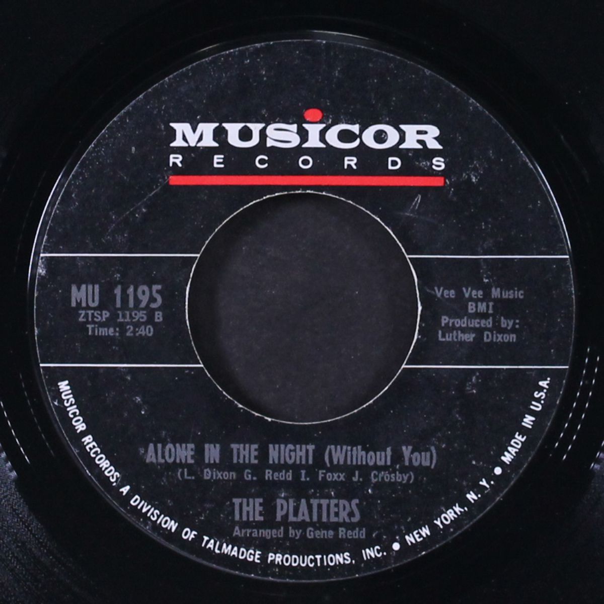 devri / alone in the night by PLATTERS