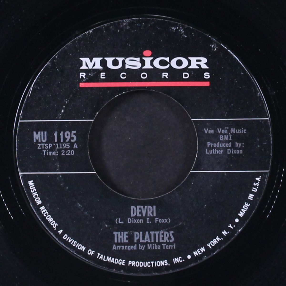 devri / alone in the night by PLATTERS