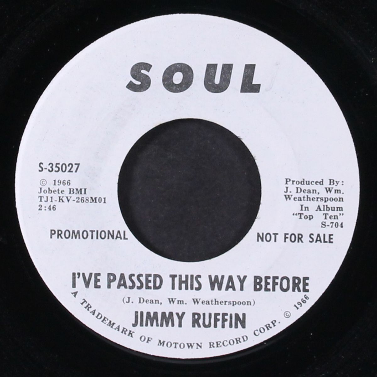 i've passed this way before / same by JIMMY RUFFIN