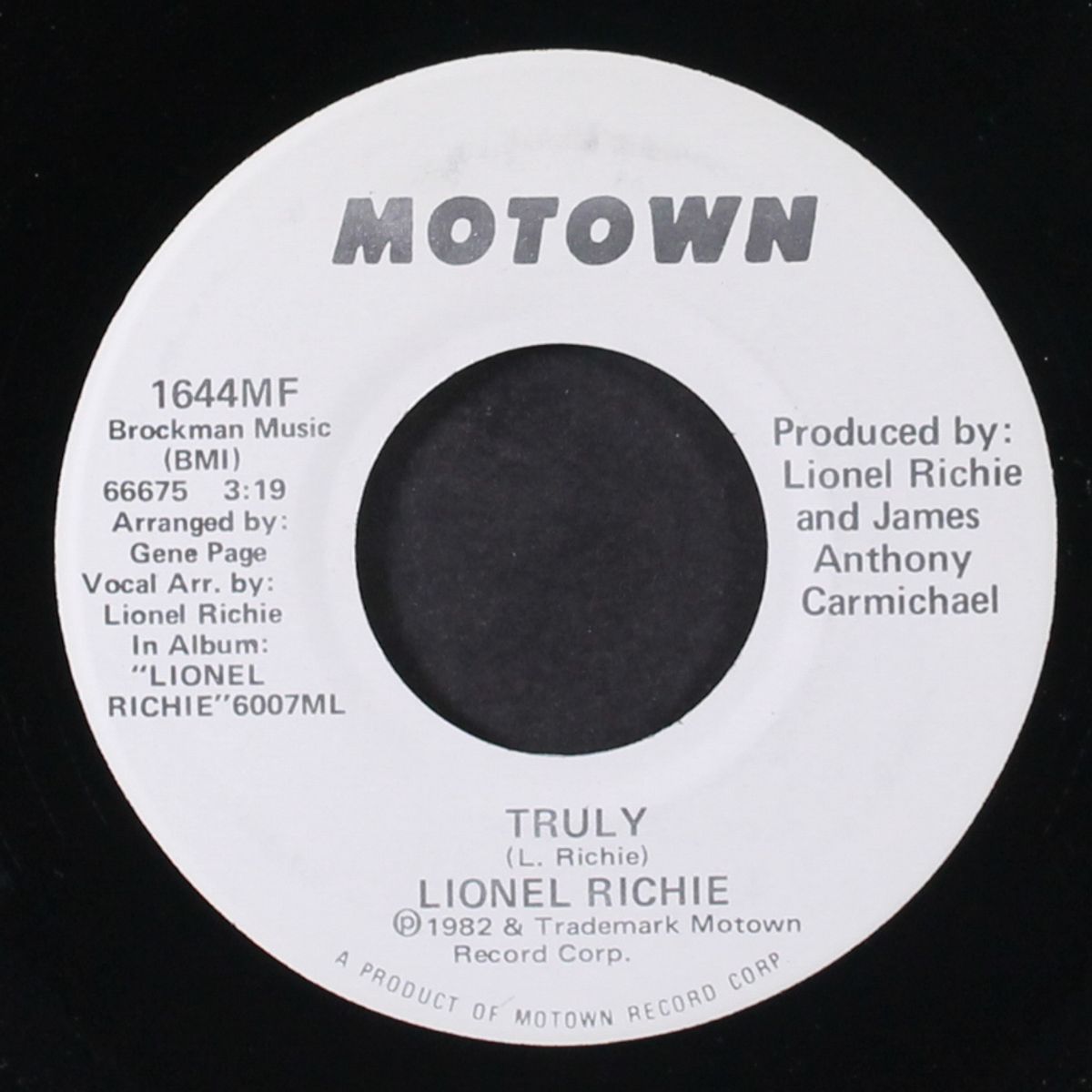 truly by LIONEL RICHIE