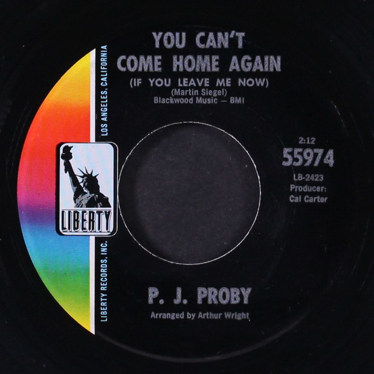 you can't come home again / work with me annie by P.J. PROBY