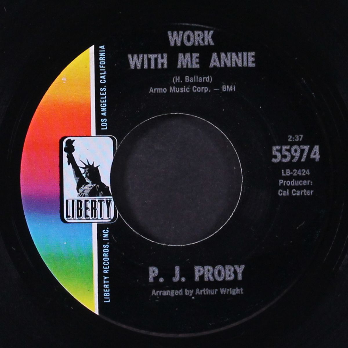 you can't come home again / work with me annie by P.J. PROBY