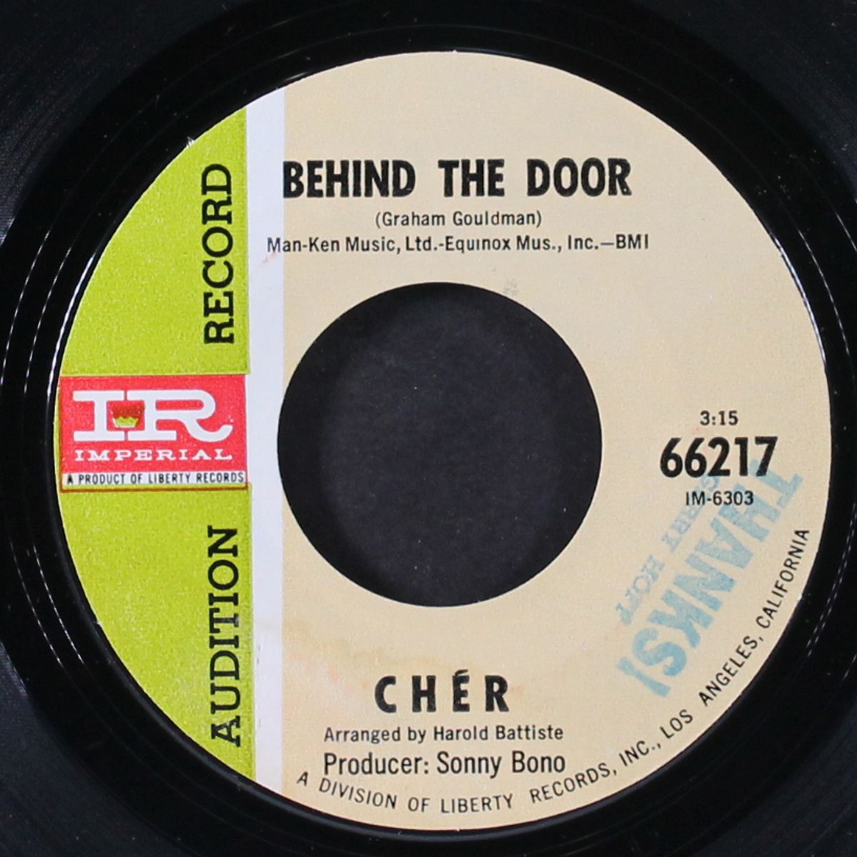 behind the door / magic in the air by CHER