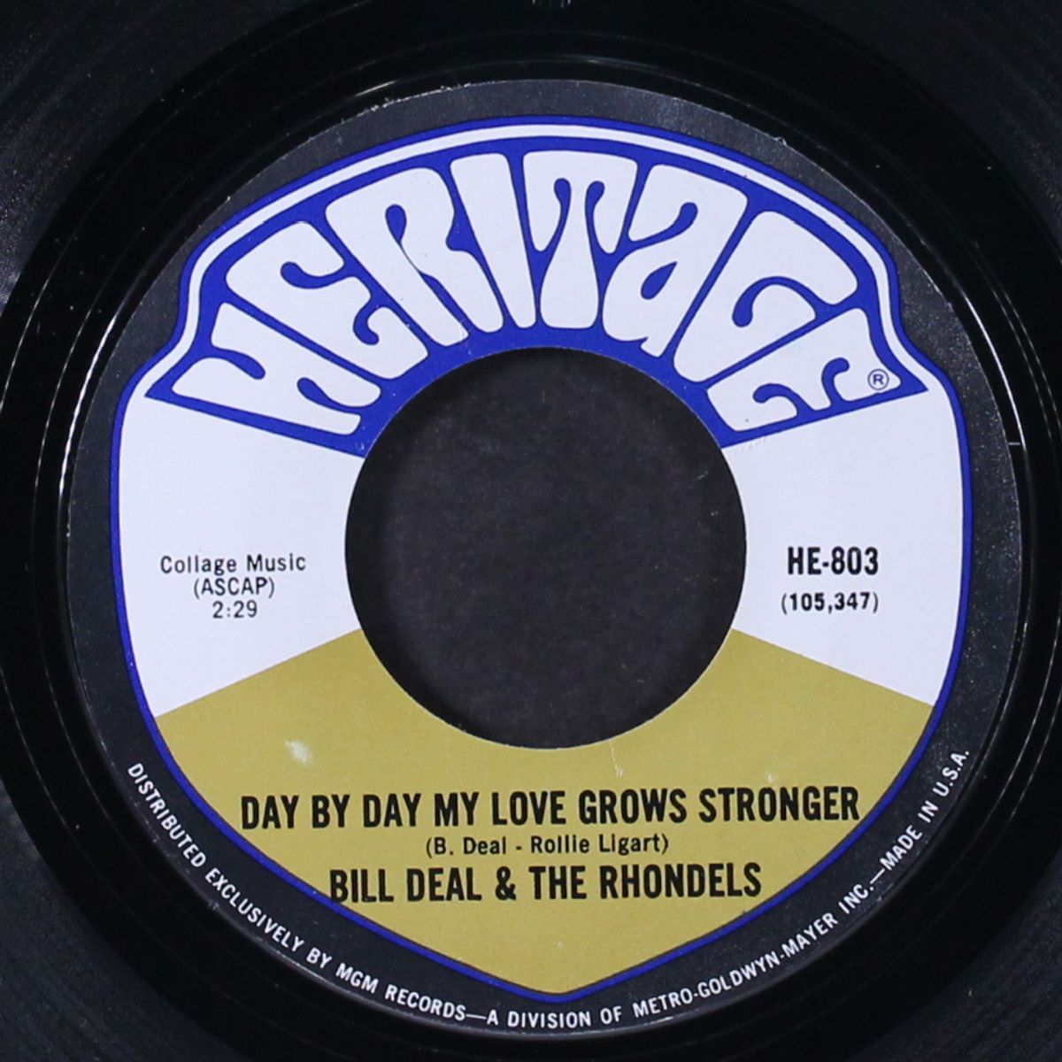 may i / day by day my love grows stronger by BILL DEAL & RHONDELS